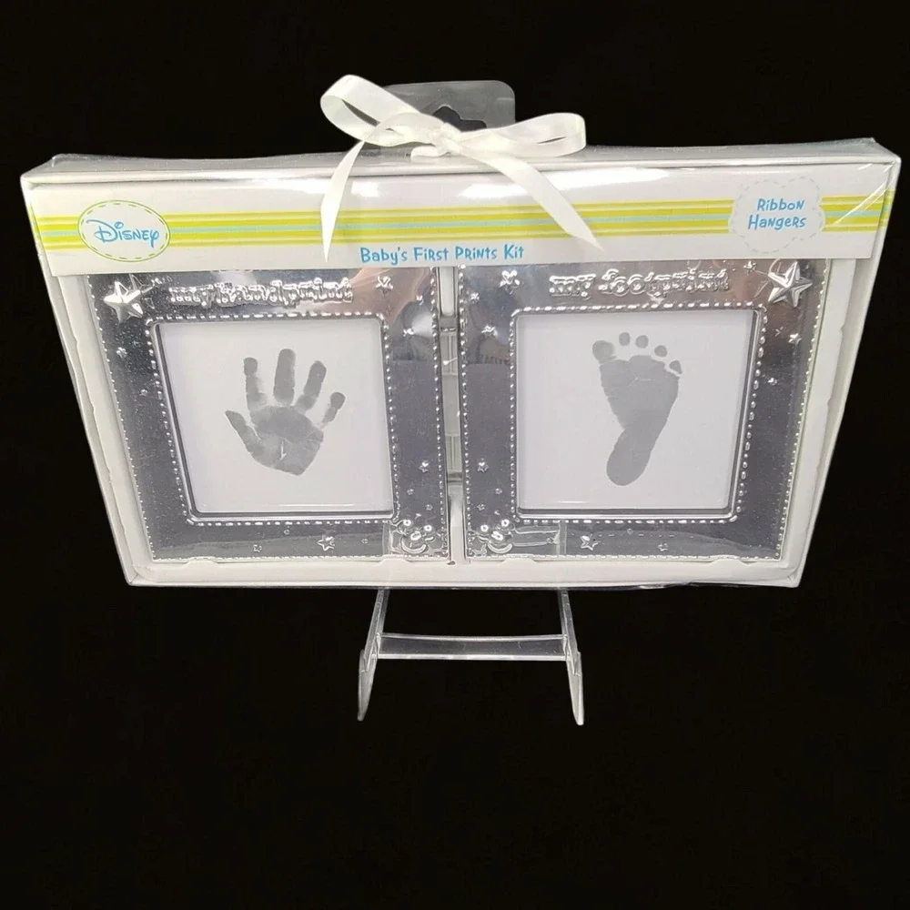 Disney Babys First Hand Foot Prints Frames Shower Gift Print C R Gibson New